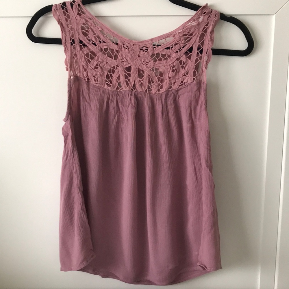 Purple Lace Top